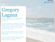 Tablet Screenshot of gregorylagana.com